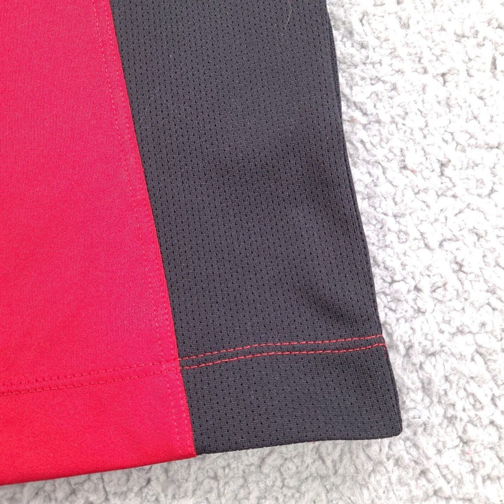 Nike Golf Polo Shirt Men’s XL Red Dri-Fit Short Sleeve Columbia Flooring Front - Picture 7 of 14
